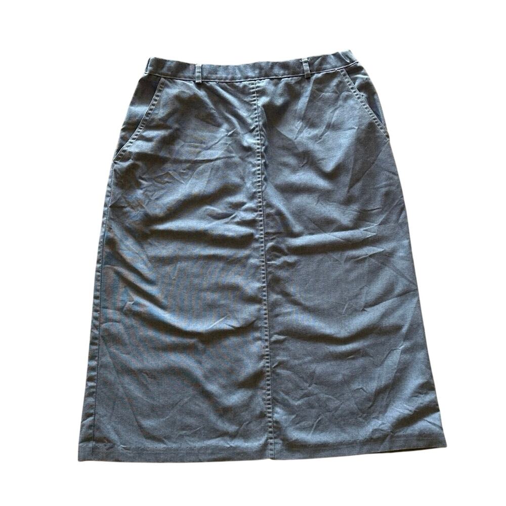 *Russ Denim Circle Skirt With Pockets White Stitching Sz 4 Division of Russ Toys